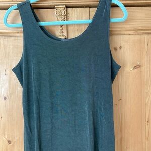 Elegant Olive Green Sleeveless Top